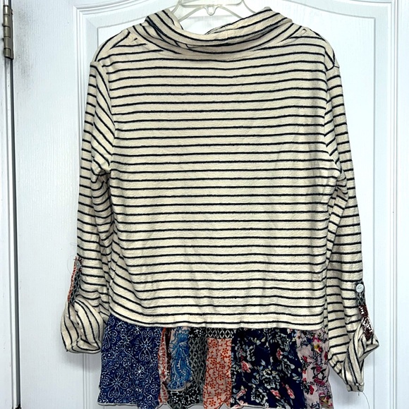 John • Mark Dillard’s Patchwork/Striped Top - Picture 4 of 4